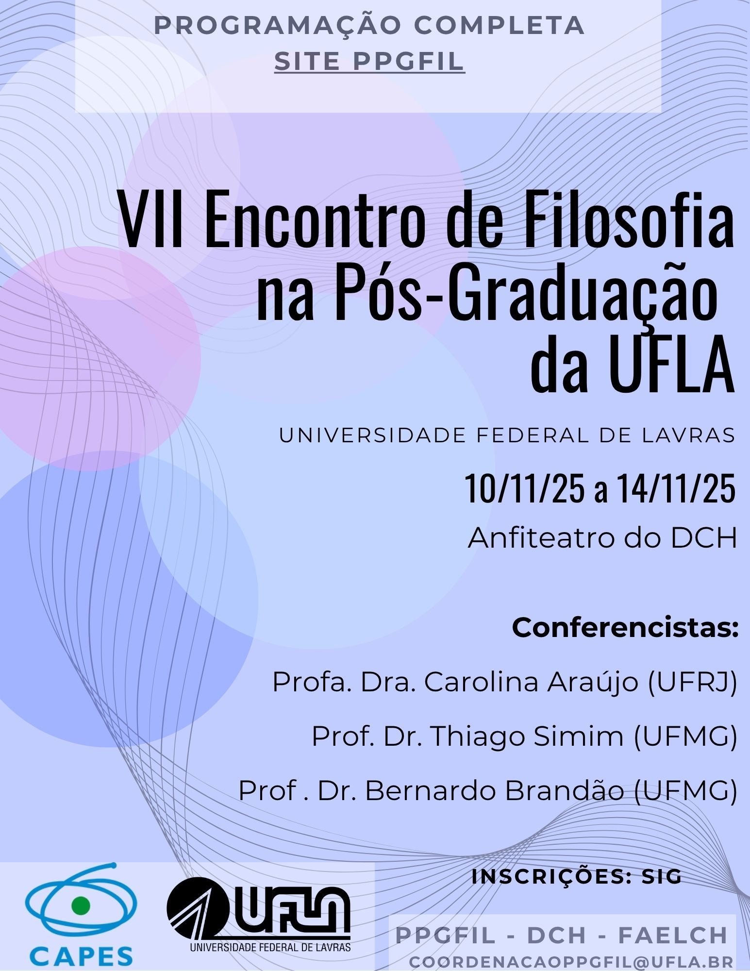 VII encontro cartaz